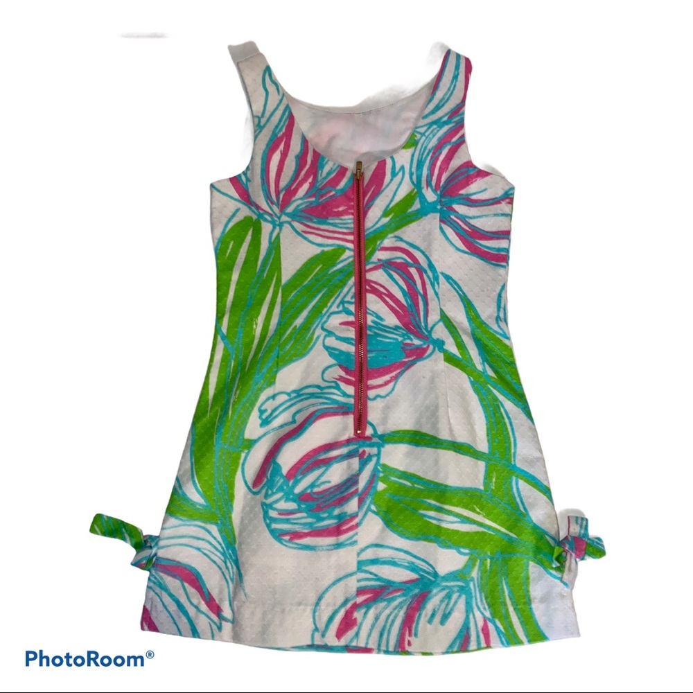 Lilly Pulitzer Ring the Bellboy Delia Dress Size 8 - Picture 2 of 6